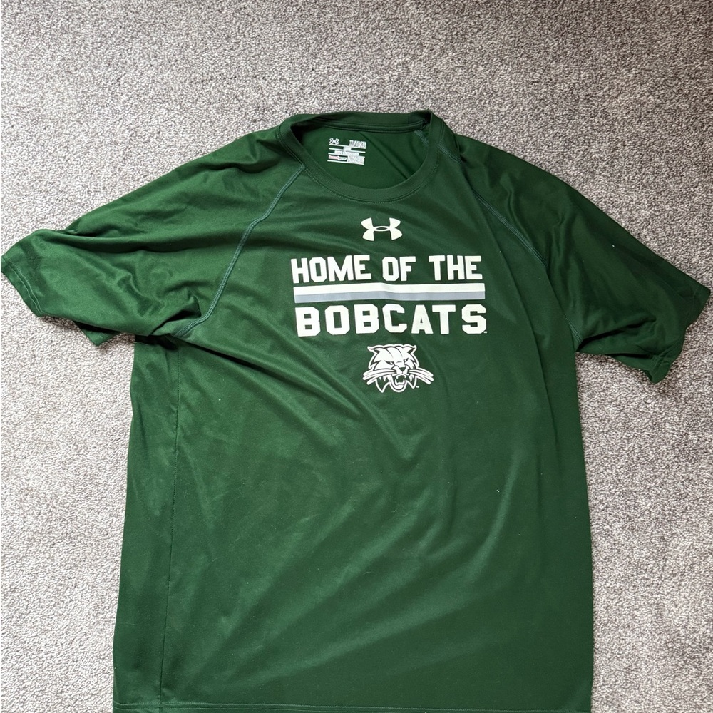 Under Armour Dark Green HeatGear Loose Fit Athletic Tee